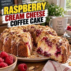 Raspberry Cream Cheese Coffee Cake Recipe Raspberry Cream Cheese Coffee Cake Recipe