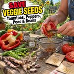 Saving Vegetables Seeds: Tomatoes, Peppers, Peas and Beans