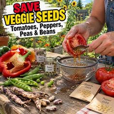 Saving Vegetables Seeds: Tomatoes, Peppers, Peas and Beans Saving Vegetables Seeds: Tomatoes, Peppers, Peas and Beans