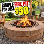 Simple Fire Pit For Just $50