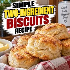 Simple Two-Ingredient Biscuits Recipe Simple Two-Ingredient Biscuits Recipe