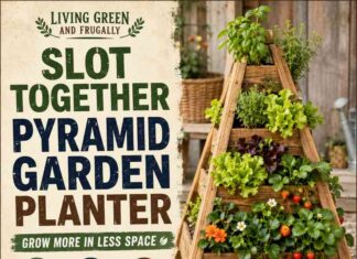 Slot Together Pyramid Garden Planter Slot Together Pyramid Garden Planter