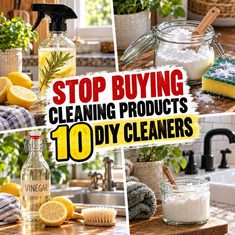 Stop Buying Cleaning Products: 10 DIY Cleaners That Actually Work Stop Buying Cleaning Products: 10 DIY Cleaners That Actually Work