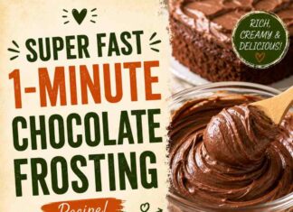Super Fast 1 Minute Chocolate Frosting Recipe Super Fast 1 Minute Chocolate Frosting Recipe