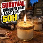 Survival Candles That Last For 50h