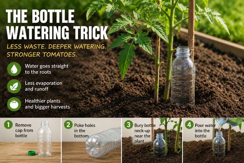 The Bottle Watering Trick