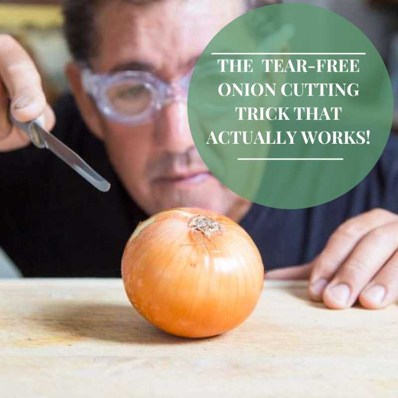 The One Tear-Free Onion Cutting Trick That Actually Works!