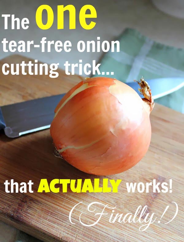 The One Tear-Free Onion Cutting Trick That Actually Works!