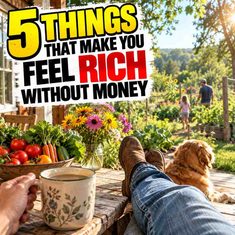 Top 5 Things That Make You Feel Rich Without Money Top 5 Things That Make You Feel Rich Without Money