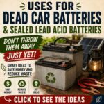 Uses For Dead Car Batteries And Sealed Lead Acid Batteries