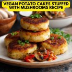 Vegan Potato Cakes stuffed with Mushrooms Recipe