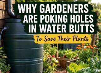 Why Gardeners Are Poking Holes In Water Butts To Save Their Plants Why Gardeners Are Poking Holes In Water Butts To Save Their Plants 💧🌱