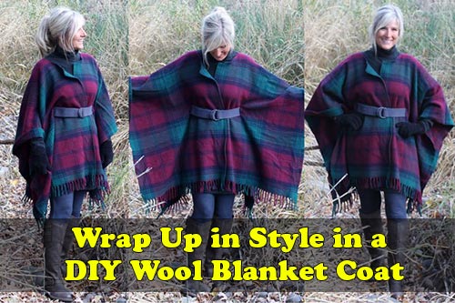 Wrap Up in Style in a DIY Wool Blanket Coat