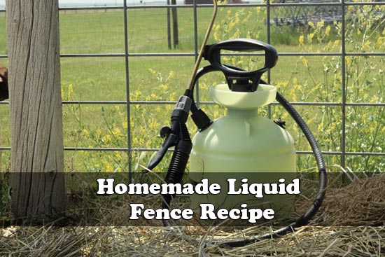 Homemade Liquid Fence Recipe